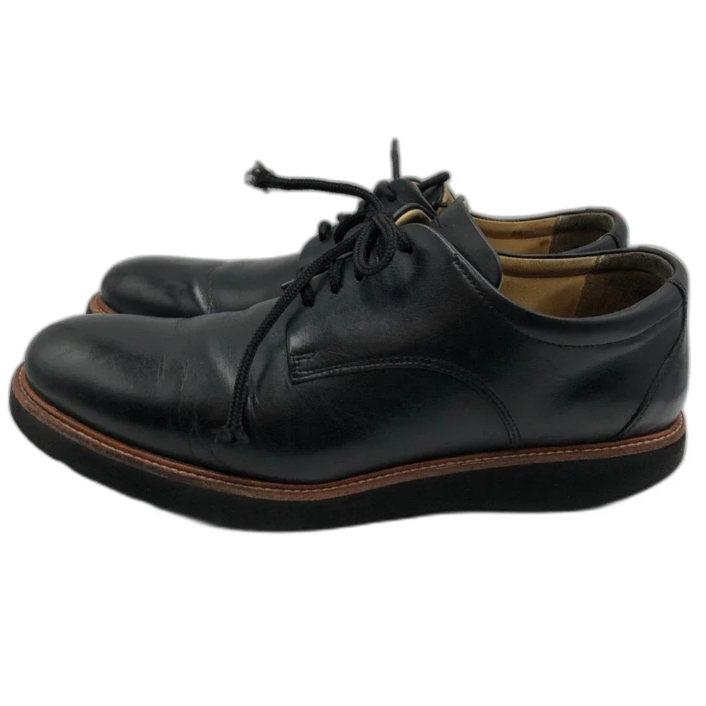 Samuel Hubbard Vibram Men's Black Leather Oxford Lace Up Shoes Size 10.5